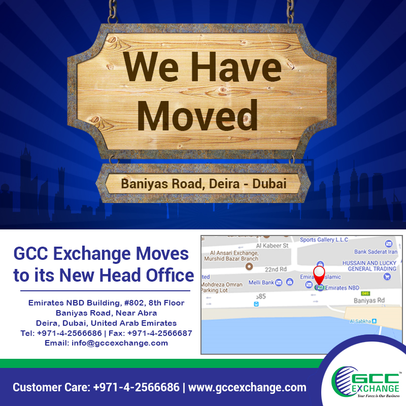 GCC Exchange moves to its New Head Office at Baniyas Road, Deira Dubai